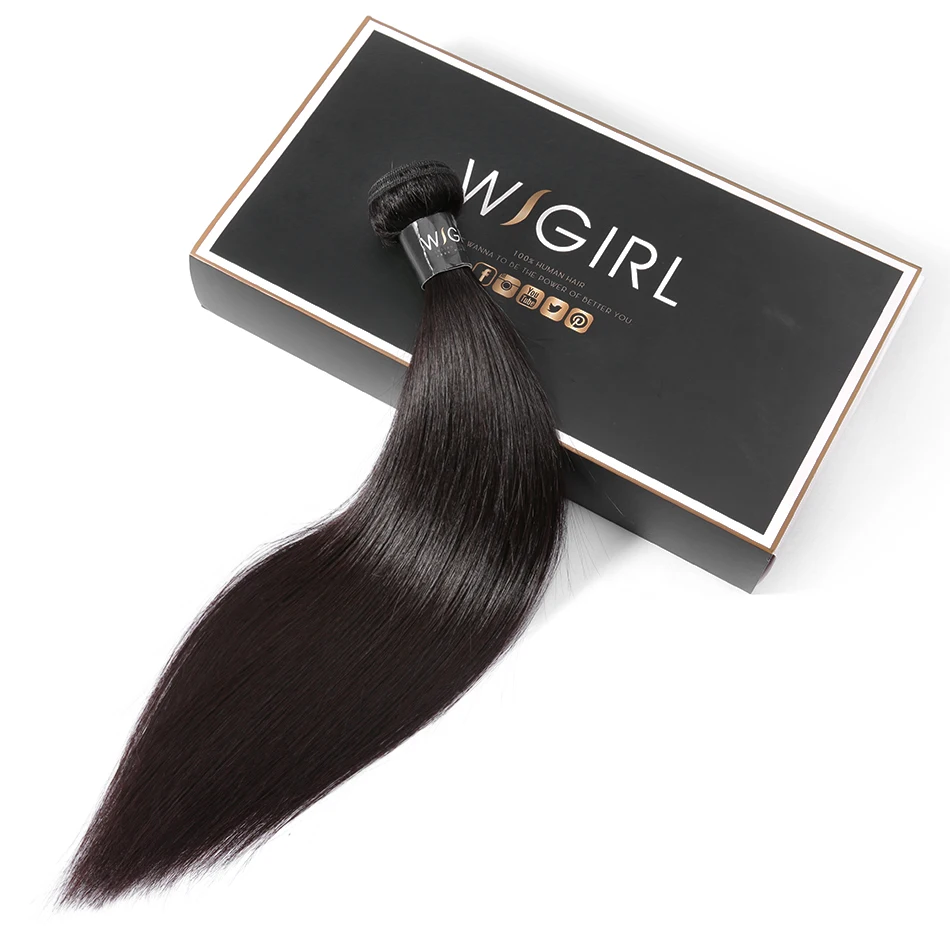 Wigirl волосы индийские девственные волосы прямые Необработанные натуральный цвет 8-28 30 дюймов Натуральные кудрявые пучки волос