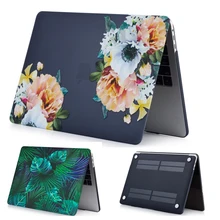 Цветочный узор оболочка защитный жесткий чехол сумка для Apple Mac Macbook Air 11 13 Pro retina 13 12 15