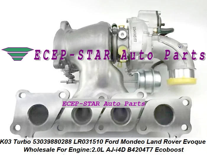 K03 53039880260 53039880288 LR031510 1682133 1687963 Turbo For Ford Mondeo For Land Rover Evoque 2.0L AJ-i4D B4204T7 Ecoboost
