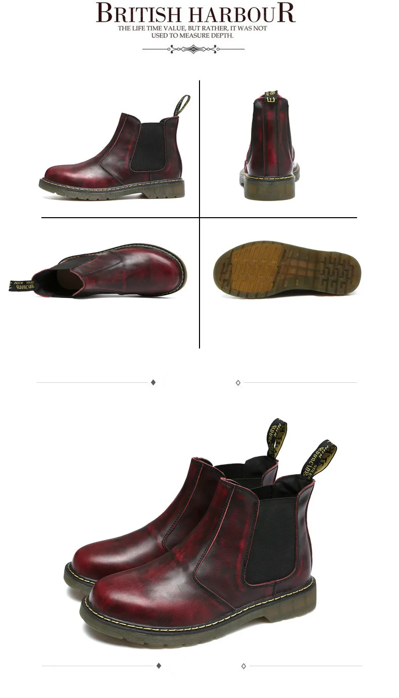 Ботинки «Челси»; мужские ботинки из натуральной кожи; цвет черный, коричневый; Мужская обувь; Повседневная однотонная обувь с высоким берцем; botas hombre; большие размеры 38-47