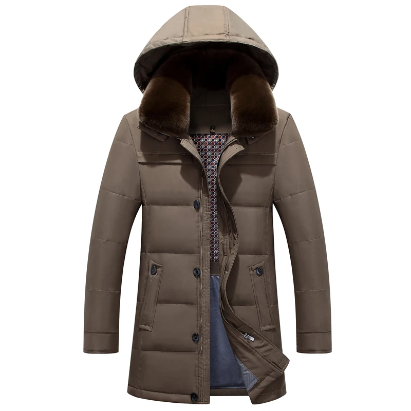 MIACAWOR, новинка, мужской пуховик с капюшоном, теплая зимняя куртка, толстая, деловая, повседневная, зимняя, Мужская парка, верхняя одежда, J516