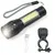 Q5 COB LED Flashlight Waterproof 3 Modes Torch Aluminum Zoom Lamp USB Rechargeable Built In Batttery Torch - Испускаемый цвет: Package C