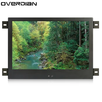 

10.1inch Industrial Control Lcd Monitor/Display VGA/HDMI/AV/BNC Interface Metal Shell Fixed Ear Installation 1280*800
