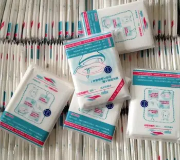 

3Packs 30Pcs/lot Travel disposable toilet seat cover mat 100% waterproof toilet paper pad