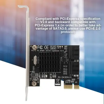

PCI-E to 4-port SATA6G Interface Expansion Card Adapter Card for Windows XP/Vista/7/8