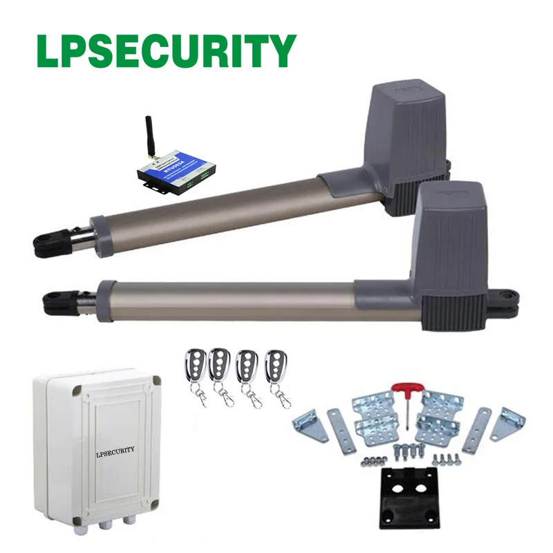 LPSECURITY интенсивное использование 300 кг автоматический распашной ворот двигатель