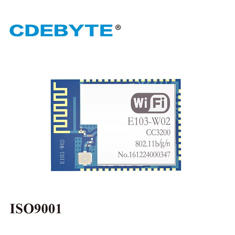 

CDEBYTE E103-W02 Industrial Low Power 2.4GHz TI CC3200 WiFi Module IEEE802.11b/g/n 300m RF wifi wireless module