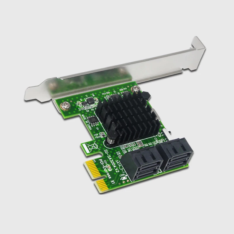 4 портовая SATA Плата расширения SATA3.0 6 ГБ PCI Express 1X E к III|Платы расширения| |