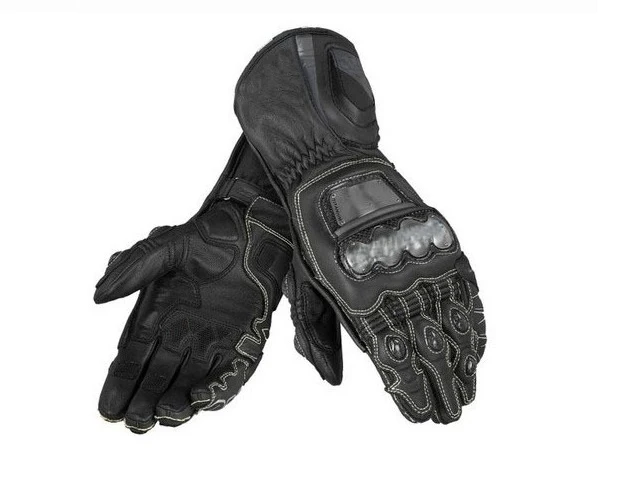 MOTO GP Knight полностью металлические Углеродные волокна Dain D1 перчатки из натуральной