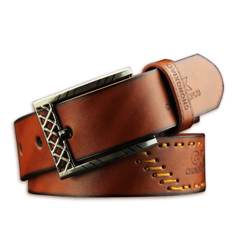 

Cody Steel Brand New Belts Men Cow Split Leather Pin Buckle Belts For Man Fashion Casual Male Belts Retro