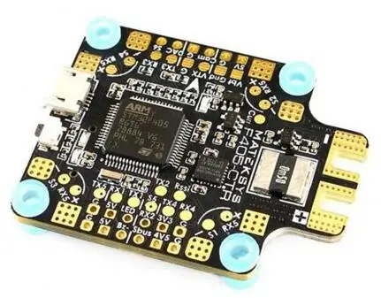 Matek Systems BetaFlight F405-CTR Контроллер полета встроенный PDB OSD 5 V/2A BEC ток Сенсор для дрона с дистанционным управлением для дистанционно управляемого мультикоптера