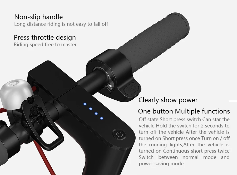 Perfect Original XIAOMI QICYCLE ELECTRIC SCOOTER Folding portable mini leisure  8.5inch 250w motor smart scooter Kinetic energy recovery 2