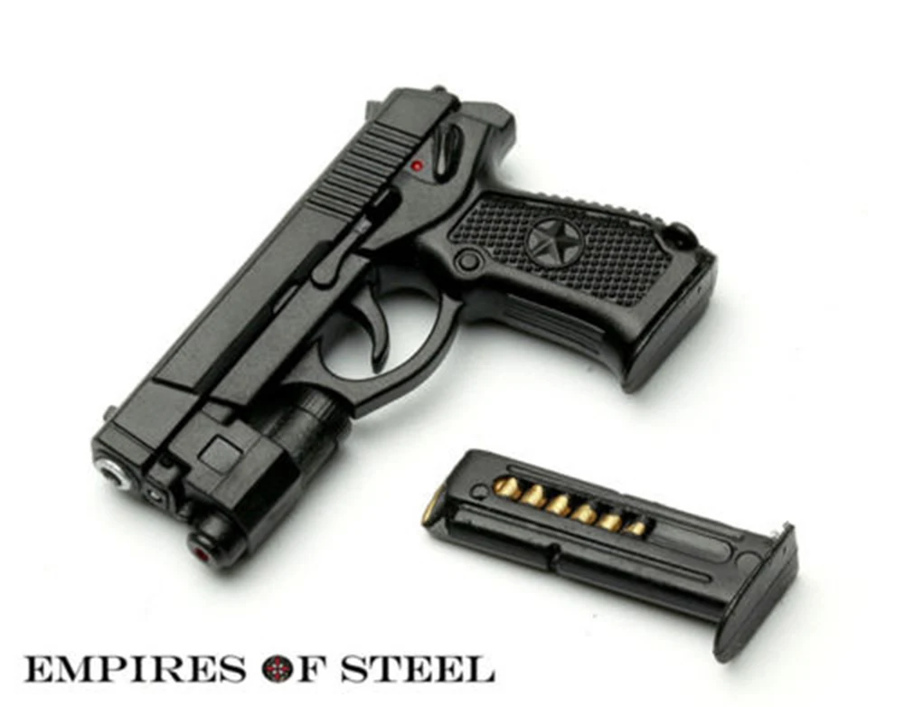 1/6 Scale NEU Weapon Modelutomatic Pistol Walther PPK-Gun 12" Figure M5C8 F E2R6