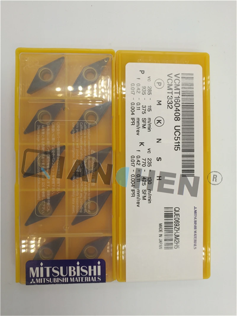 Mitsubishi 10 шт./лот VCMT160404 08 UC5115