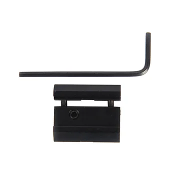 

11 to 20mm track Dovetail to Weaver Picatinny Aluminum Adapter 22 cal Rifle Gun Snap In Rail Adapter