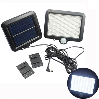 

LED Solar Light Solar Powered PIR Motion Sensor Light 56 Led Bulbs For Home Camping Tent Garden Landscape Spotlights Wall Lamp
