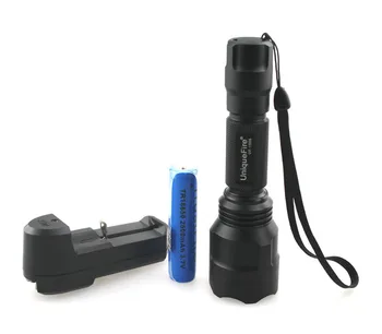 

UQ 1505 850nm Infrared Red Zooming IR Flashlight+1x18650+1xCharger