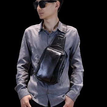 

Tidog Han edition men's business tide men chest bag