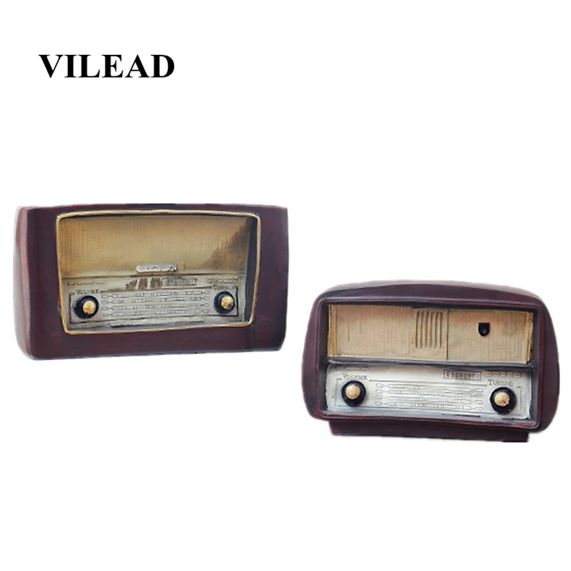Ретро Статуэтка VILEAD старинная Европейская радиостанция 4 1 дюйма креативная