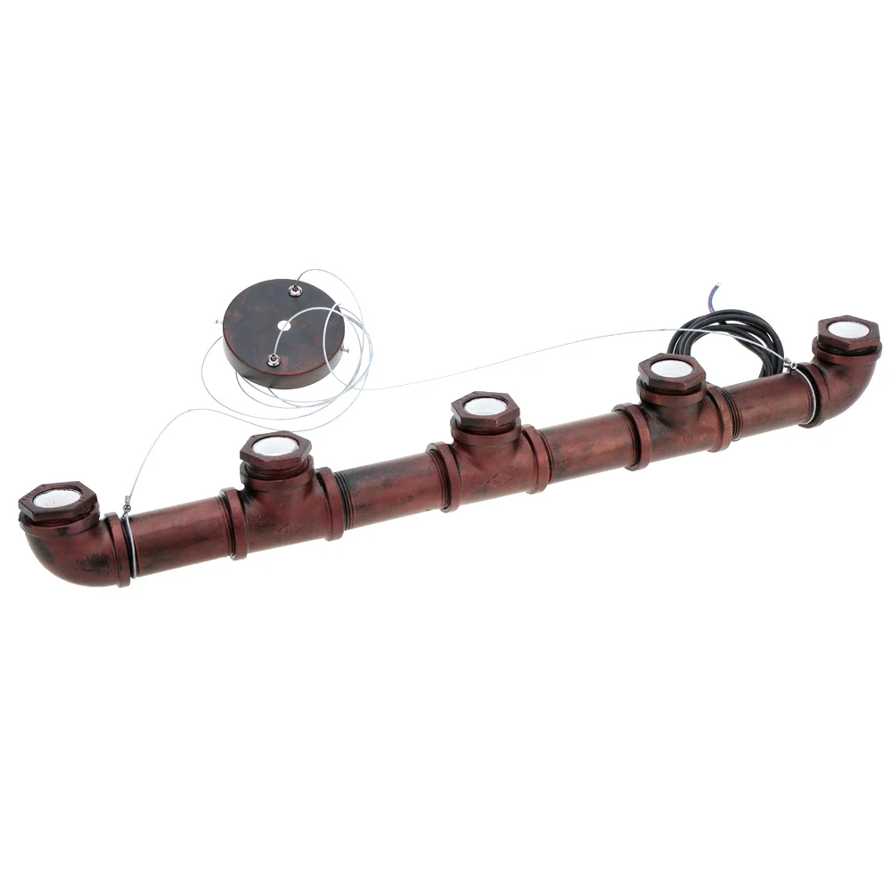 

E27 Bulb Base Retro Vintage Bronze Metal Water Pipe Light Base Retro for 5LED lights Pendant Lights