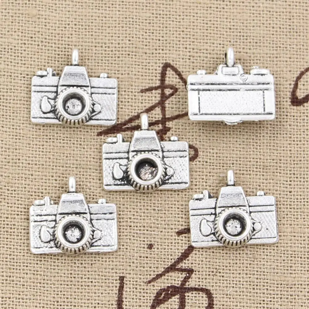 

8pcs Charms camera 15x14mm Antique Making pendant fit,Vintage Tibetan Silver Bronze,DIY bracelet necklace