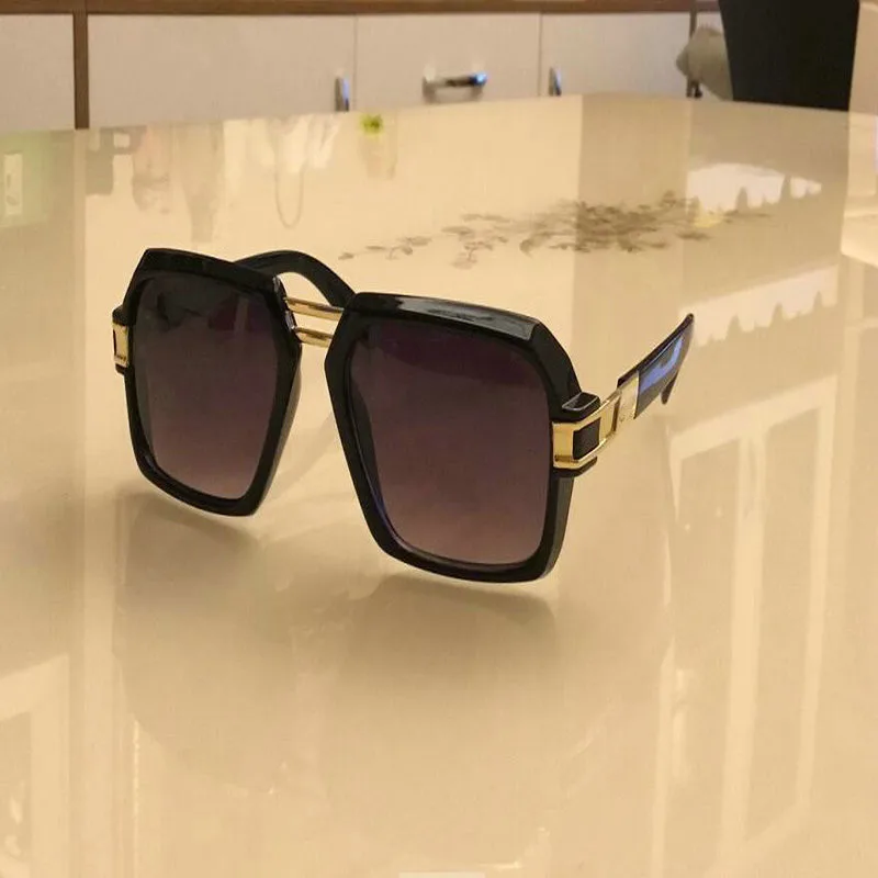 

KAPELUS Man black sunglasses Women's UV protection casual double beam glasses 4030