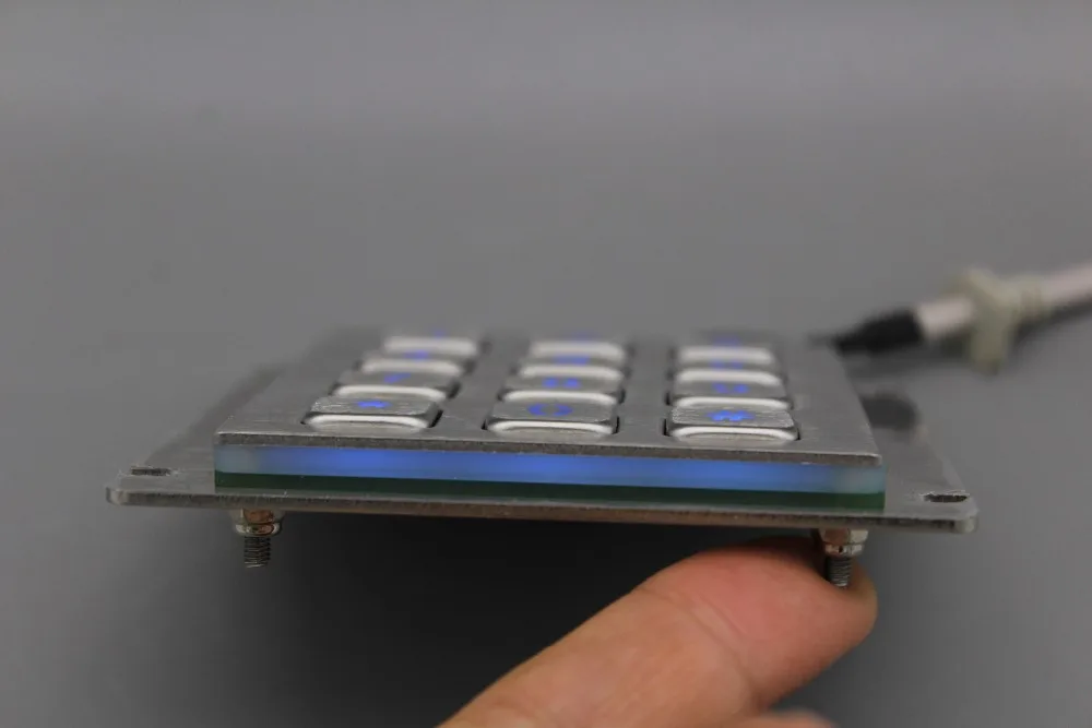 Usb клавиатура с подсветкой из нержавеющей стали 12 клавиш|numeric keypad|metal numeric keypadmetal