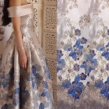 Парчовая Ткань для шитья, жаккардовая ткань, окрашенная пряжа, Лоскутная Ткань, сделай сам, telas, толстые четверти, пальто, костюм, тонкая и жесткая, для детей 5 лет