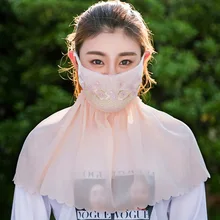 На лето и весну женская обувь из дышащей ткани шеи защитная маска для лица солнце защитный козырек от Солнца Анти-пыль маска для искусственного дыхания Защитная маска маски для лица для защиты от гриппа