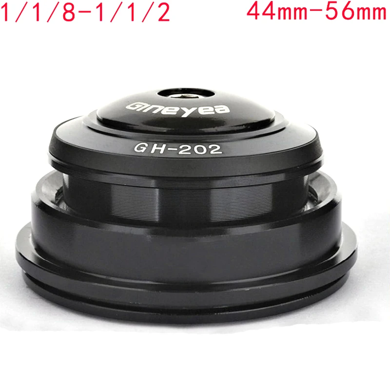 The new mountain bike aluminum 1.5T 44 56mm bearing headset 1/1/2 Cone