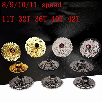 

8/9/10/11 speed MTB Bike Free wheel 11T 32T 36T 40T 42T Bicycle Freewheel Cassete Original bike parts