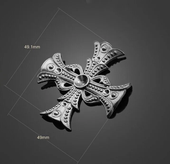 

10pcs Antique Pewter Alloy Cross Charms Pendant-DIY Jewelry Findings Earrings Necklace Bracelets Fashion Accessories 49.1mmX49mm