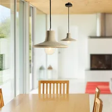 

HUANJUNSHI Concrete Pendant Light Natural Cement Suspension Lamp Design Nordic Dinning Room Restaurant Hotel Hanging Lighting
