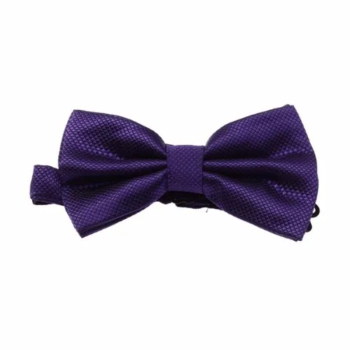 MYTL мужской простой полиэстер предварительно привязанный Свадебный галстук-бабочка-фиолетовый/(розовый)/светло-голубой/темно-синий/серебристый/оранжевый