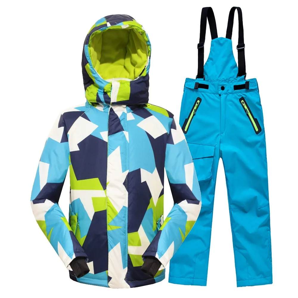 Minus 25 Degrees Children Outerwear Warm Coat Sporty Ski Suit Kids