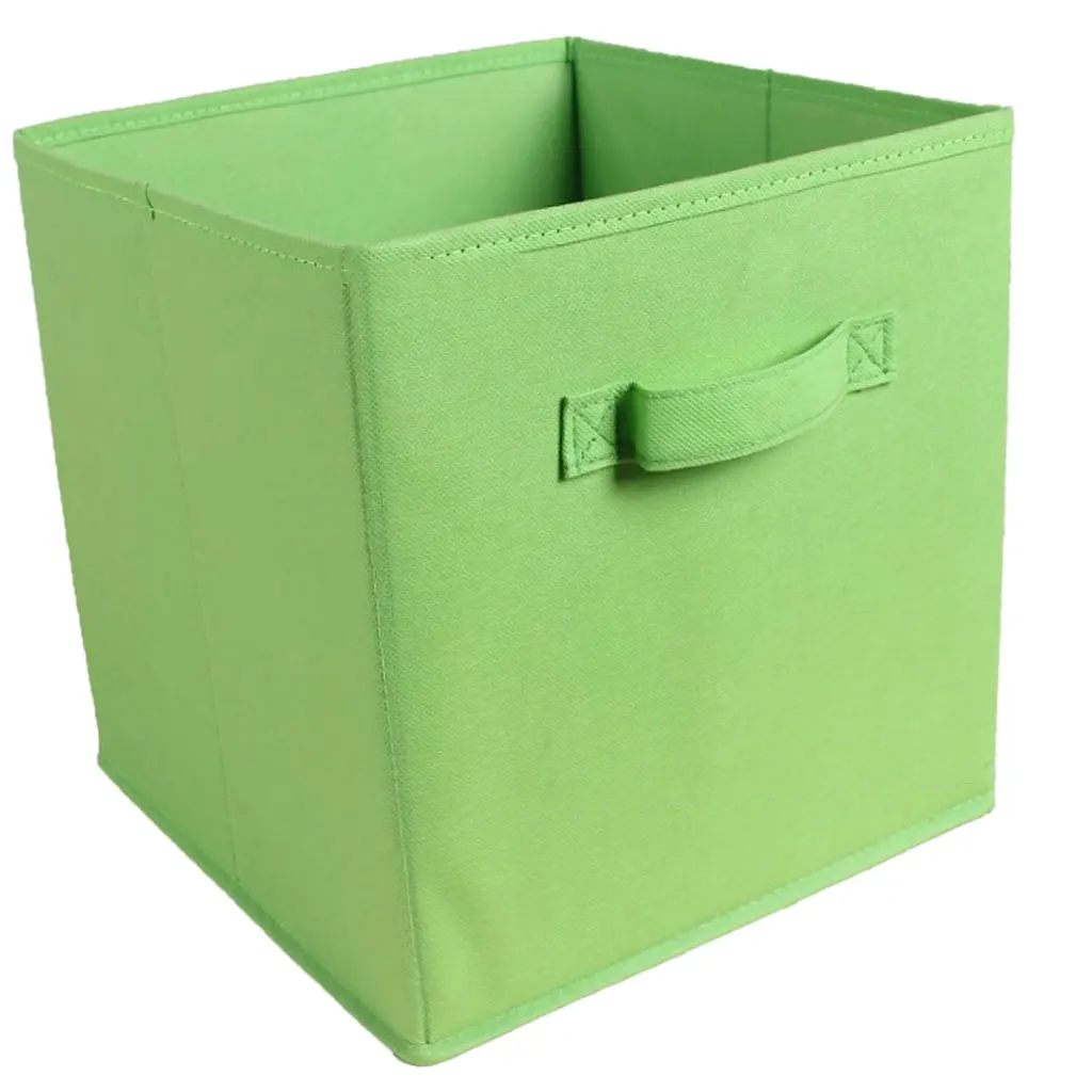Складная Куб ящики для хранения декоративной ткани Кубы для хранения Организатор для шкаф с полками детские игрушки ящик для хранения вещей