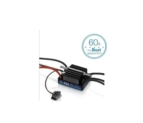 

Hobbywing 2-3S Seaking 60A V3 Electronic Speed Controller ESC for RC Boats