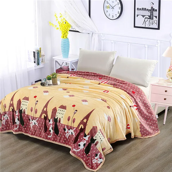 Стильное большое клетчатое супер удобное Норковое одеяло для валяния, цветочное одеяло, брошенное на диван/кровать/путешествия, дышащее - Цвет: 11