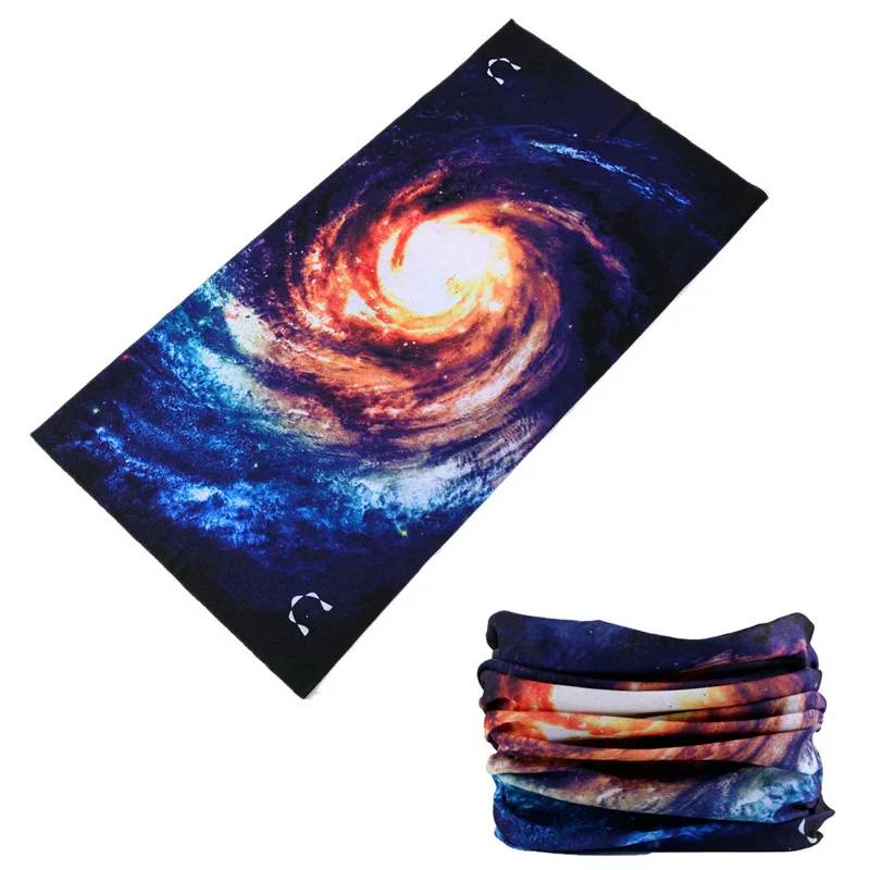 

buffe New Design Galaxy Printing Head Scarf Bicycle Bike Moto Face Shield Mask Cycling Bandana Neck Tube Headband Outdoor Sport