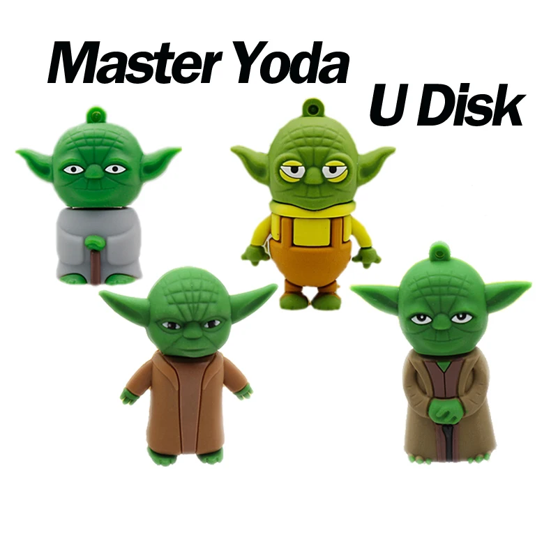 Amthin Флешка Yoda 4g 16g 32g Star Wars Master U диск usb флэш-накопитель 8g флешдрайвер
