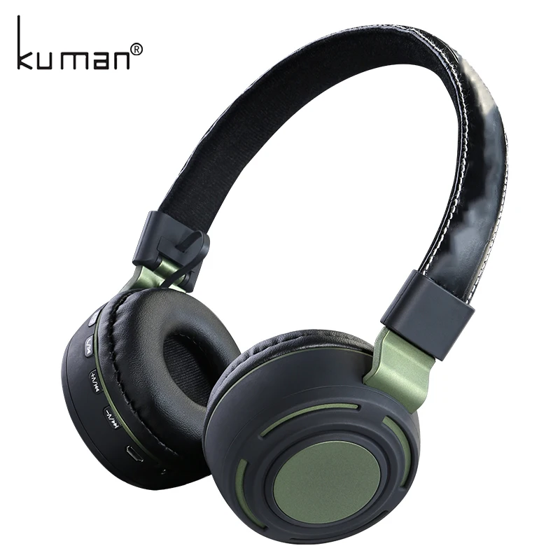 

Kuman Sports Headsets Stereo Wireless Headphones HIFI Bluetooth Earphone with 3.5mm Conversion Line For Phone PC Gaming YL-HH5