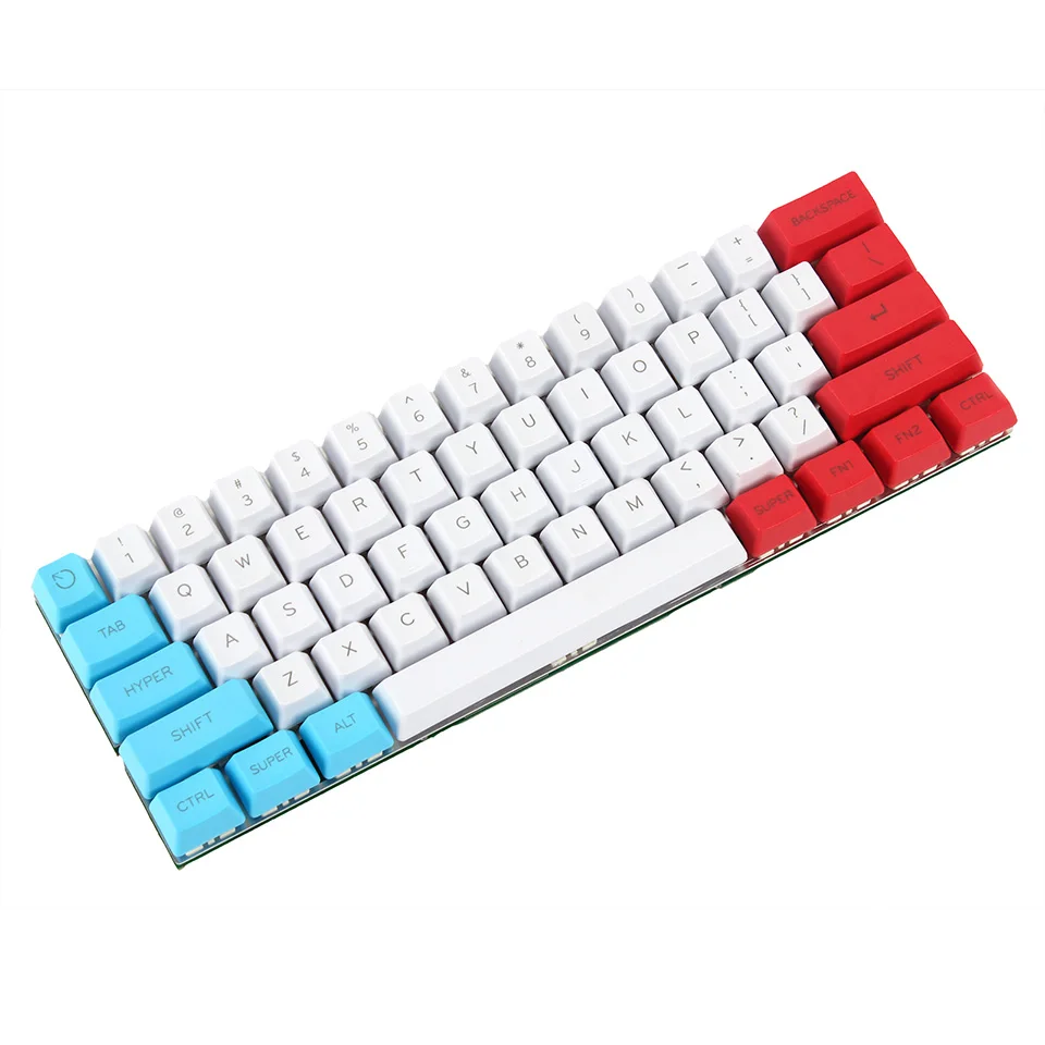 YMDK индивидуальные 61 ANSI ключей OEM профиль толщиной PBT клавиши набора для Cherry MX