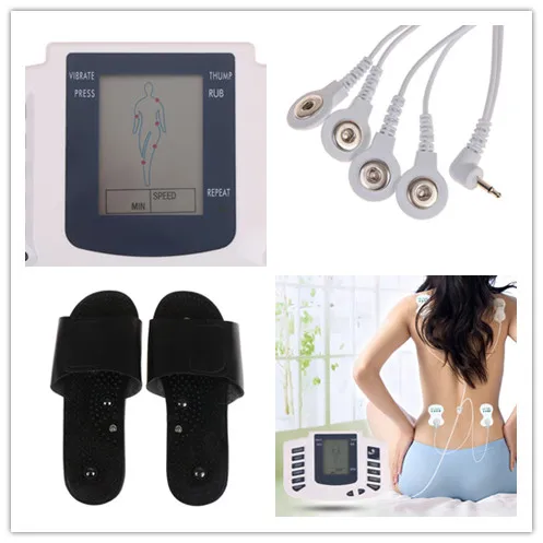 Tens Acupuncture Therapy Massage English Version For Muscle Relax Stimulator Machine Electronic Body Slimming Pulse Pain Relief