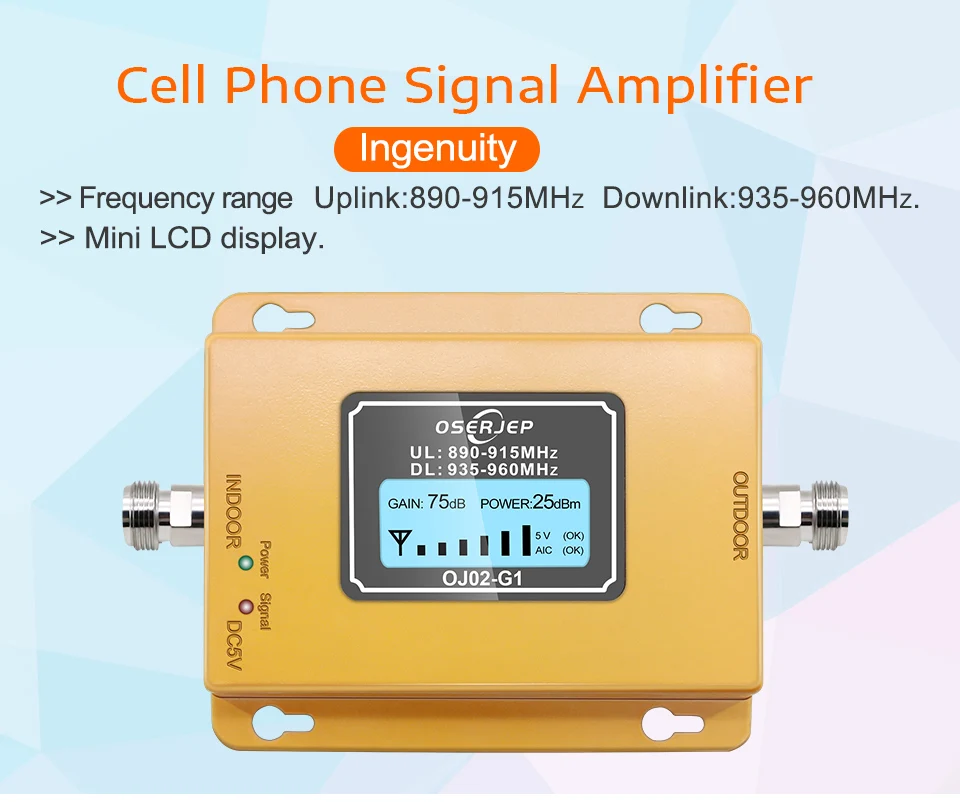 Gsm повторитель 2g 3g банд8 GSM 900 МГц усилитель 20Dbm lcd мини мобильный телефон усилитель сигнала повторитель 900 Сотовый повторитель GSM 980
