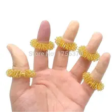 5 шт. акупунктура, кольца массажер для тела Массажное кольцо для пальцев набор пальцев для ногтей Красота руки