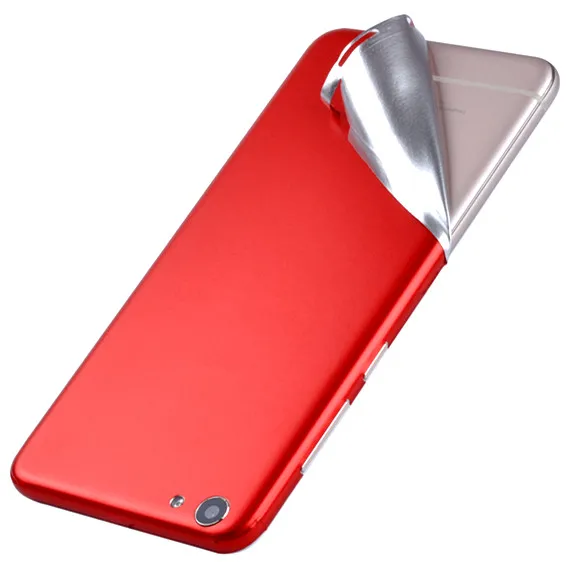 

Metallic Chrome Sticker Back Vinyl Wrap For iPhone X 8 7 6 6s plus 6P 7P Skin Decal Stickers Back Protector Red Black