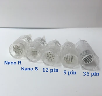 

50pcs Bayonet Cartridge Replacement 9 pin / 12 pin / 36 pin / nano needle For Derma Pen Micro Tattoo microneedle MTS Dr.pem MYM