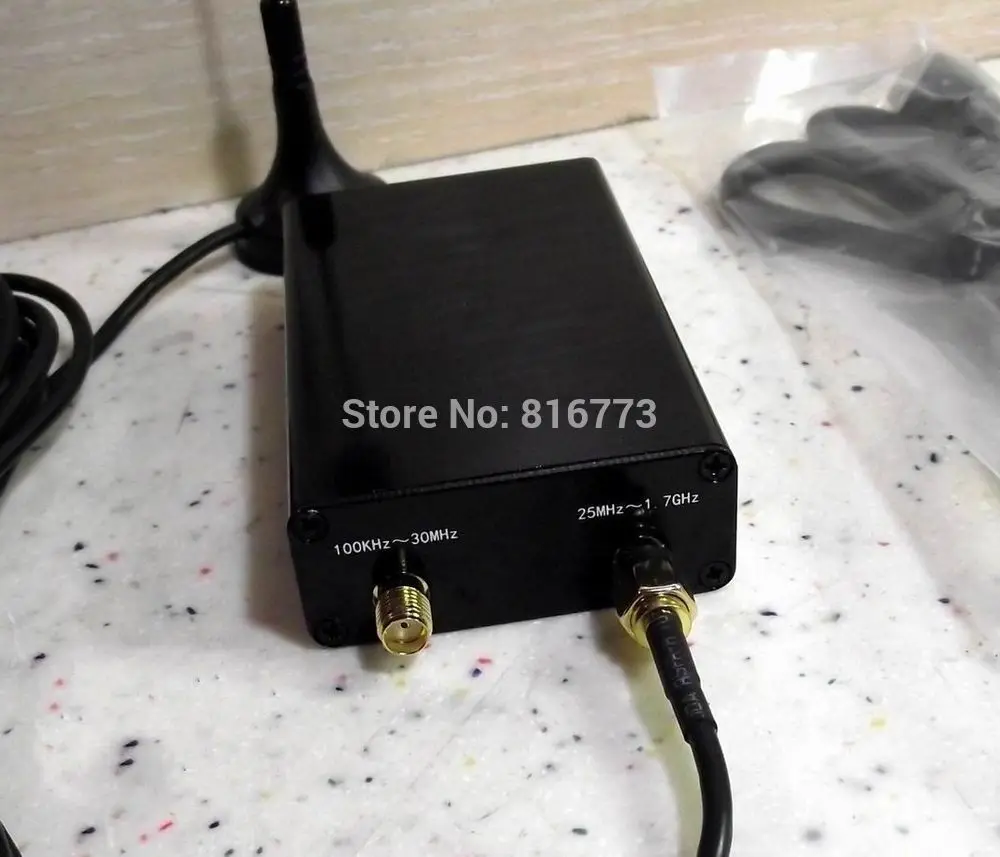Новинка 100 кГц-1,7 ГГц UV HF RTL-SDR USB тюнер приемник R820T+ 8232+ антенна