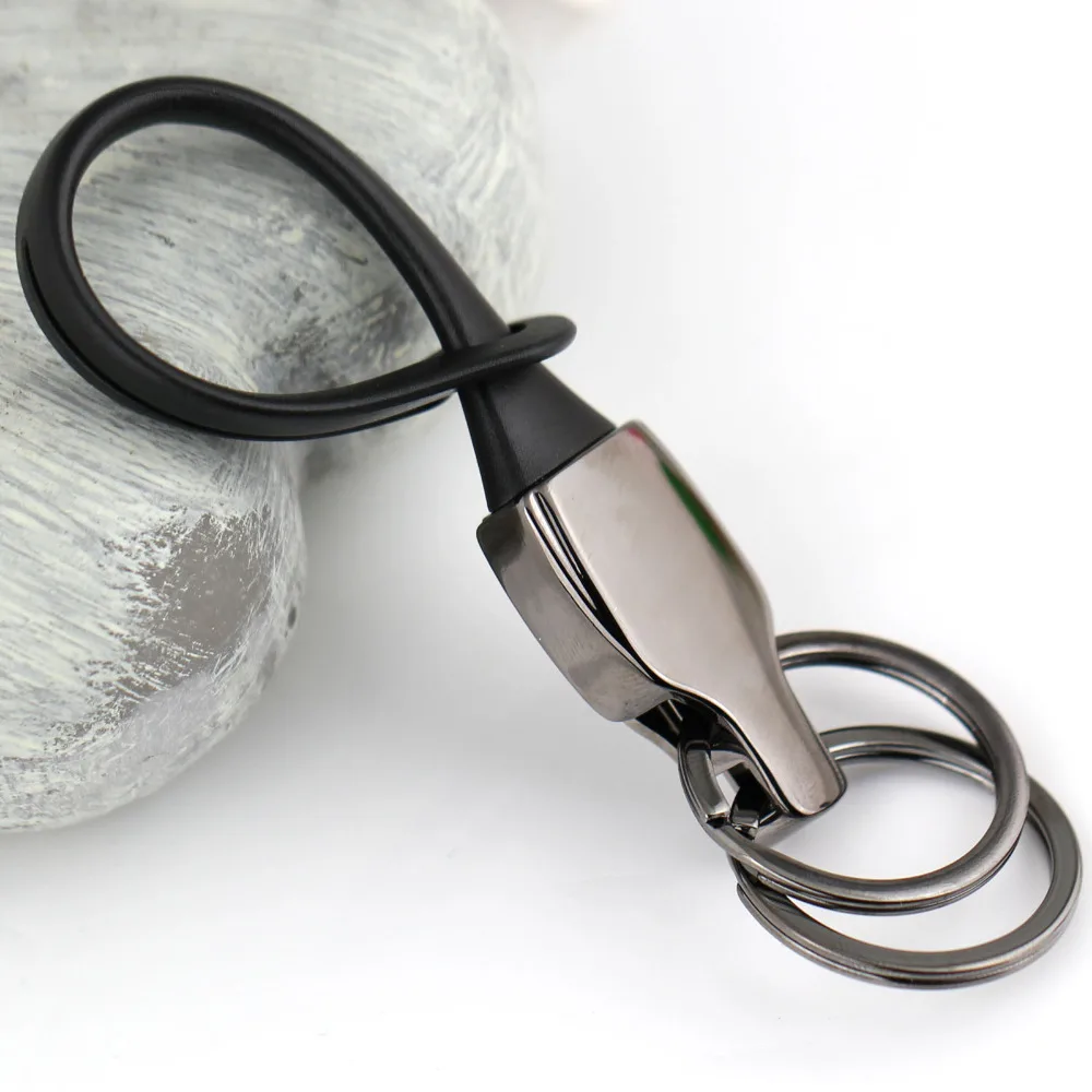 Брелок для ключей на пояс резиновый ремешок со съемным кольцом|keyring keychain|key chain
