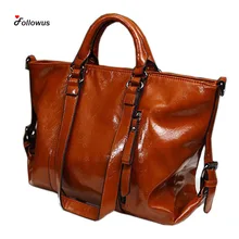2016 neue Mode Frauen Handtaschen Schulter Frauen Vintage PU Leder Rindsleder Große Handtaschen Schulter Shopper Taschen